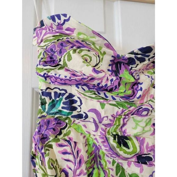 Zara Printed Draped Mini Dress M NWT - Picture 6 of 9